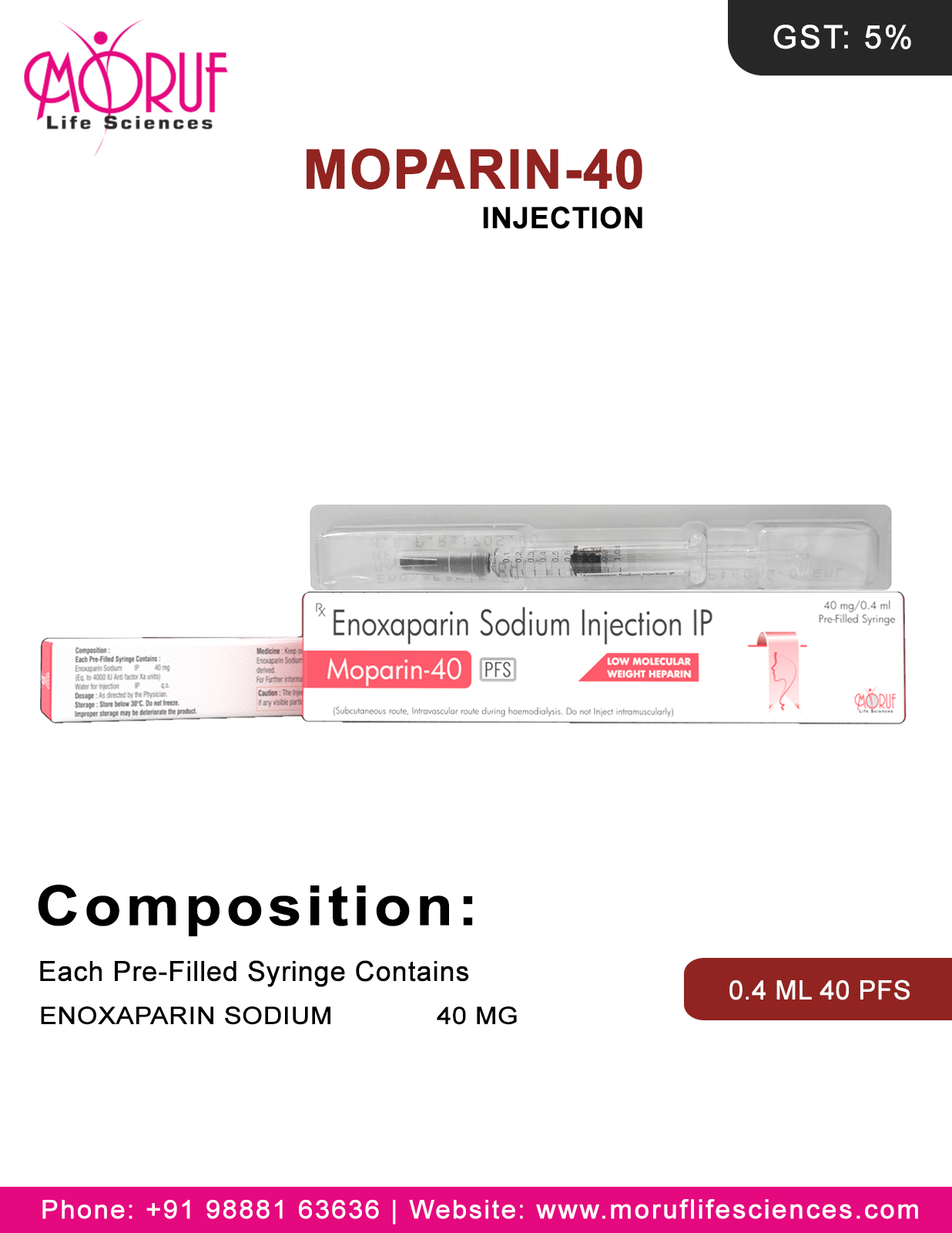 Moparin-40 Injection